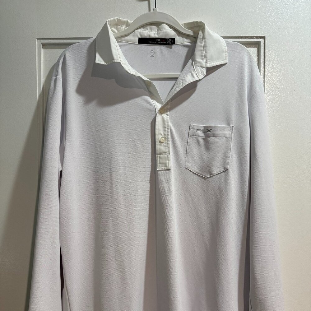 Ralph Lauren RLX White Long Sleeve Button Up